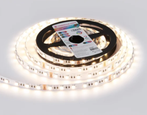Светодиодная лента RGB с теплым белым светом GS4401 5050 60Led /10W m/ 24V IP20 RGBW+3000K 5m
