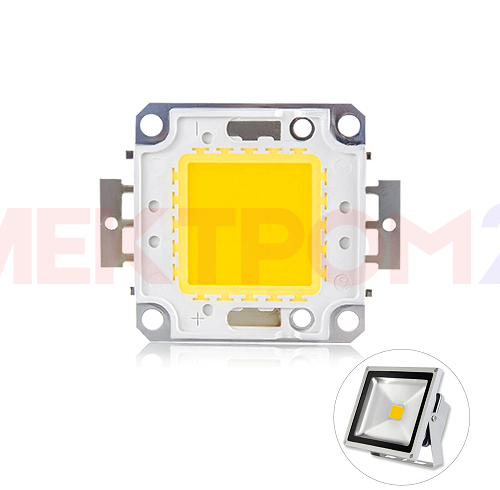 COB чип 100W, 36V для DIY прожектора, 6500K COB чип 100W, 36V для DIY прожектора, 6500K