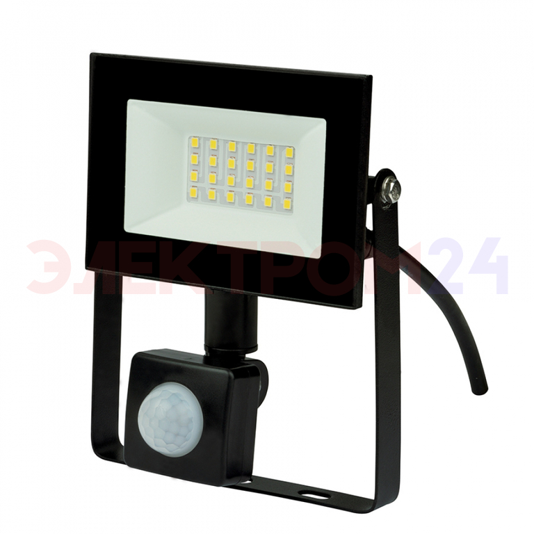 ULF-F62-30W/6500K SENSOR IP54 200-240В BLACK Прожектор светодиодный с датчиком движения 6500К Uniel ULF-F62-30W/6500K SENSOR IP54 200-240В BLACK Прожектор светодиодный с датчиком движения 6500К Uniel