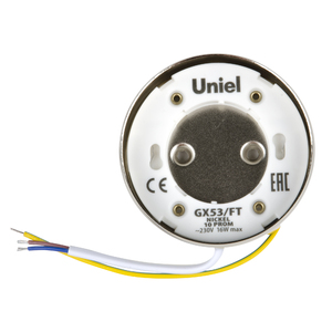 GX53/FT NICKEL 10 PROM Светильник накладной. Корпус никель. TM Uniel.