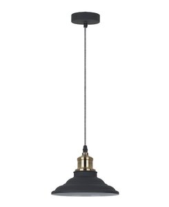 Светильник подвесной LOFT. 1xE27, 40Вт, 230В, мет, черный+стар медь Camelion