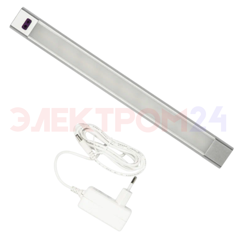 ULI-F46-5W-2700-6000K-DIM SENSOR IP20 SILVER Светильник светодиодный для мебели. 300x30x11.5мм. 400L ULI-F46-5W-2700-6000K-DIM SENSOR IP20 SILVER Светильник светодиодный для мебели. 300x30x11.5мм. 400L