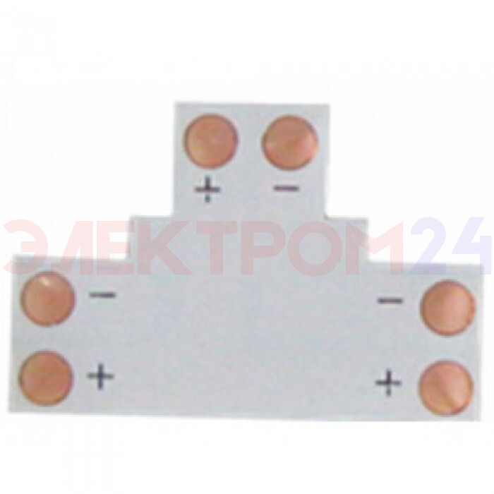 Ecola соед плата T для зажим разъема 2-х конт SMD5050 SC21FTESB Ecola соед плата T для зажим разъема 2-х конт SMD5050 SC21FTESB