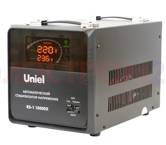 RS-1 10000X Стабилизатор напряжения серии Reliability. 10000ВА. Релейный. однофазный. Напольный. TM RS-1 10000X Стабилизатор напряжения серии Reliability. 10000ВА. Релейный. однофазный. Напольный. TM