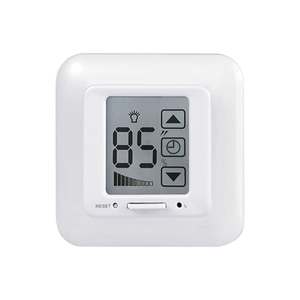 USW-001-LCD-DM-40-500W-TM-M-WH Выкл с регул/яркост лампы диммер и таймером выкл Сенс/панель белый