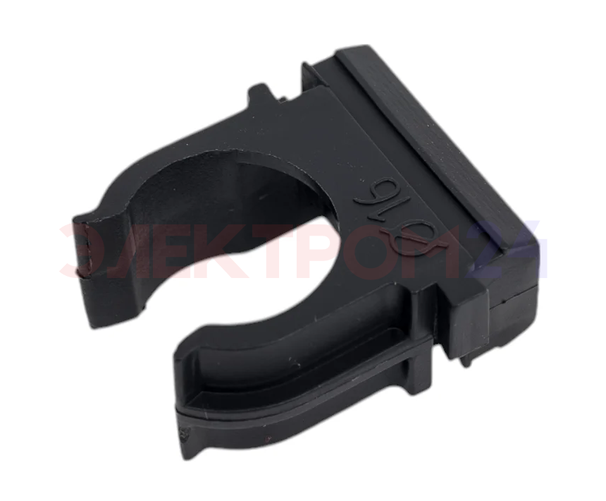 Клипса d16 черная Fortisflex Клипса d16 черная Fortisflex