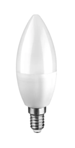 Лампа светодиодная C37-103 8W 6000K E14 свеча, тм "iSvet"