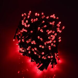 Гирлянда с/д "RED" на солнечной батарее (красная) 6В, 200Led, 22м, IP65