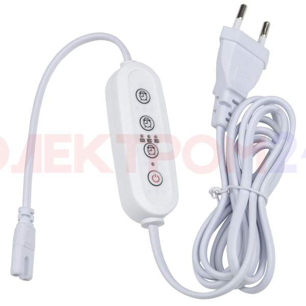 UST-E32 WHITE 2M Таймер с вилкой и разъемом L,N для фито светильника, 220В. 150Вт. Провод 2 метра UST-E32 WHITE 2M Таймер с вилкой и разъемом L,N для фито светильника, 220В. 150Вт. Провод 2 метра