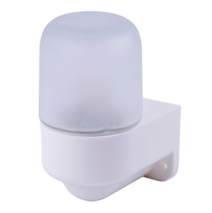 UWL-K03R 60W-E27 IP65 WHITE Светильник влагозащищенный Е27. угловой. для бань и саун. до +125С белый