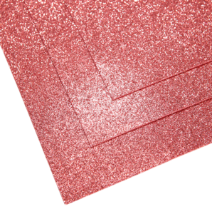 VR-FE4 40T13/S60X70/HPL55EG059 Glitter Rosa caldo/Теплый розовый Фоамиран глиттерный, толщина 1.5мм,