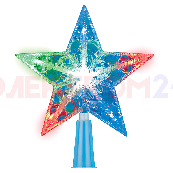 ULD-H1516-010/DTA MULTI STAR Украшение светодиодное для ёлки «Звезда», 15см. 10 светодиодов. Разноцв ULD-H1516-010/DTA MULTI STAR Украшение светодиодное для ёлки «Звезда», 15см. 10 светодиодов. Разноцв