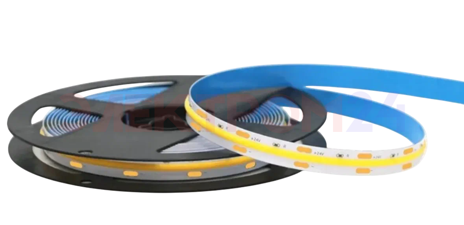 ULS-C22-COB-480LED/m-8mm-IP20-DC24V-12W/m-5M-6500K Гибкая светодиодная лента на самоклеящейся основе ULS-C22-COB-480LED/m-8mm-IP20-DC24V-12W/m-5M-6500K Гибкая светодиодная лента на самоклеящейся основе