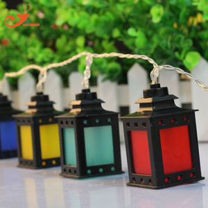 Гирлянда светодиодная "Фонарь" 10LED, 165см. 3В., АА