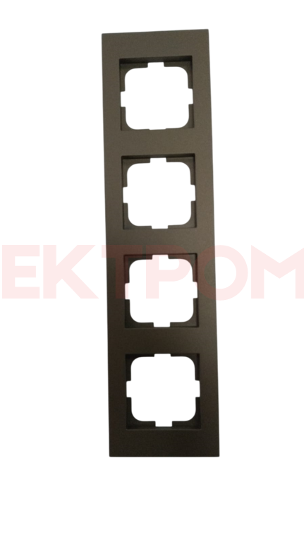 Рамка 4-постовая KD-4-13 (мокка) Grano Рамка 4-постовая KD-4-13 (мокка) Grano