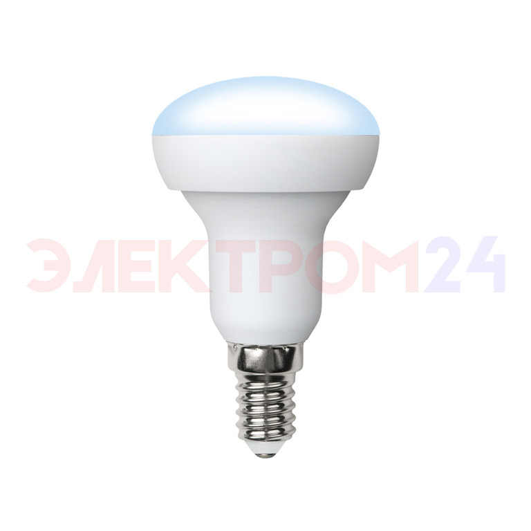 LED-R50-7W/6500K/E14/FR/NR Лампа светодиодная. Форма "Рефлектор", матовая. Серия Norma.TM Volpe LED-R50-7W/6500K/E14/FR/NR Лампа светодиодная. Форма "Рефлектор", матовая. Серия Norma.TM Volpe