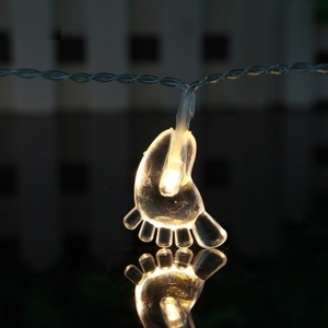 Гирлянда светодиодная "Ножки" 10LED, 165см. 3В., АА