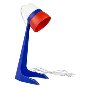 ULO-K22 D/E14/A WHITE/BLUE/RED Светильник настольный, 40W. Цоколь E14. Механический выключатель. Три