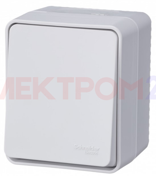 AtlasDesign PROFI IP54 О/У 1-клавишный ПЕРЕКЛЮЧАТЕЛЬ 10 АХ, БЕЛЫЙ AtlasDesign PROFI IP54 О/У 1-клавишный ПЕРЕКЛЮЧАТЕЛЬ 10 АХ, БЕЛЫЙ