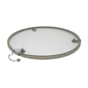 UFL-D48 CLEAR Стекло силикатное закаленное для светильника Venturo Bat. Диаметр 480 мм. Защелки 3 шт