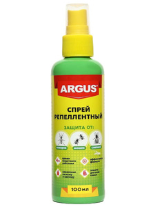 Спрей  репеллент от комаров 100 мл ARGUS