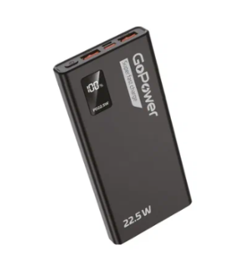 Внешний аккумулятор (Powerbank) GoPower PB03-20 20000mAh 3.0A 22.5W 2USB/Type-C черный