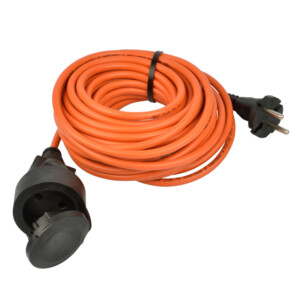 UG /UCK-1N/2x0,75/20M/O IP44 ORANGE Удлинитель силовой в бухте, б/з, 1гнездо, 20м (ПВС 2х0,75), 6A. 