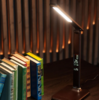 TLD-551 Brown/LED/450Lm/3000-6000K/Dimmer/USB Светильник 9W. Сенсорный выключатель. Коричневый 