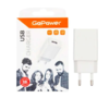 Сетевое зарядное устройство GoPower GP1U 1USB 2.4 12W белый 