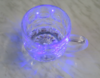 Светильник светодиодный "Пивная кружка" (прозрачный пластик), 5LED разноцветные, IP65, батареи 2*CR2