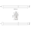 ULS-N21-2835-120LED/m-8mm-IP67-220V-8W/m-50M-DW NEON (6500К). TM
