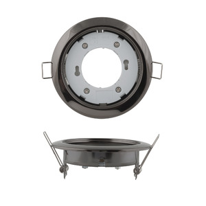 GX70/H5 SILVER 1 PROM Светильник ультратонкий встраиваемый. Цвет корпуса серебро