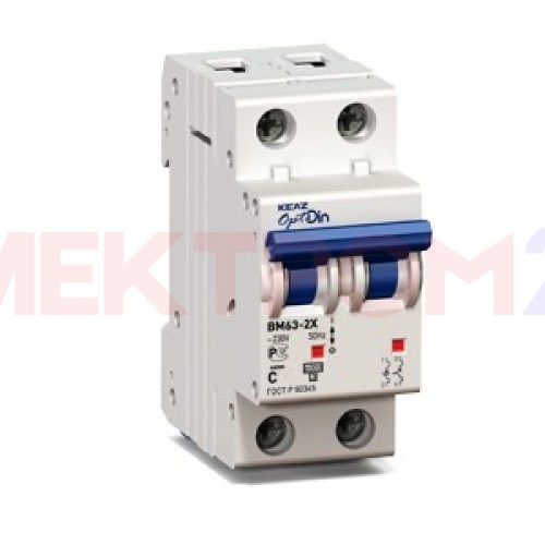 Выключатель автоматический 2P 10A (C) 6kA OptiDin BM63-2C10-УХЛ3 КЭАЗ (снят с производства) Выключатель автоматический 2P 10A (C) 6kA OptiDin BM63-2C10-УХЛ3 КЭАЗ (снят с производства)