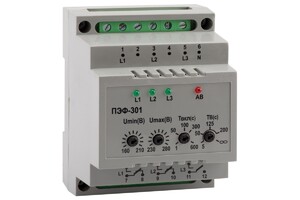 Реле выбора фаз OptiDin ПЭФ-301-УХЛ4