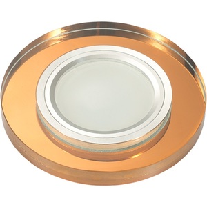 DLS-L106 GU5.3 CHROME/BRONZE Светильник декоративный встраиваемый, серия Luciole. Без лампы, цоколь 
