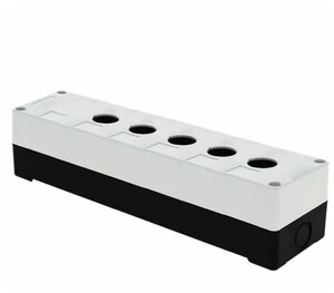 Корпус поста КП105(6) для кнопок управления 5(6) мест белый IEK