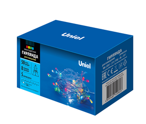 ULD-S0500-050/DTA MULTI IP20 Гирлянда светодиодная с контроллером, 5м. 50 светодиодов. Разноцветный 