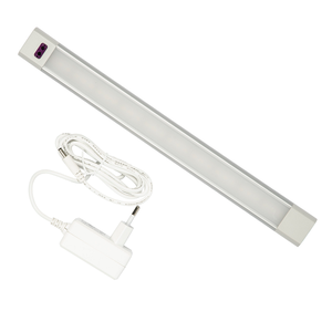 ULI-F47-5W/4500K/DIM SENSOR IP20 SILVER Светильник светодиодный для мебели. 300*30*11,5мм. 400Lm
