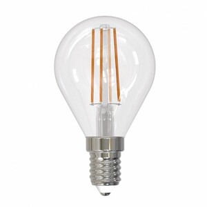 LED-G45-6W/WW/E14/CL PLS02WH Лампа светодиодная. Форма "шар", (3000К) Sky. Uniel.