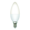LED-C37-5W-4000K-E14-FR-SLS Лампа светодиодная. Форма свеча. матовая. Белый свет 4000K. ТМ Volpe