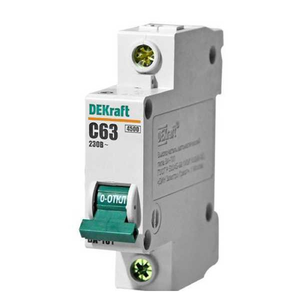 Авт. выкл. 1Р 63А х-ка C ВА-101 4,5кА DEKraft 