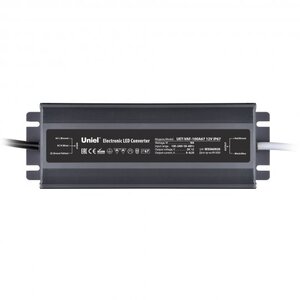 UET-VAF-100A67 12V IP67 Блок питания ультратонкий, 100Вт. Металлический корпус. TM Uniel,