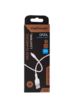 Кабель зарядный GoPower GP21L 2.4A   USB (m) - Lightning (m) силикон белый 1м.