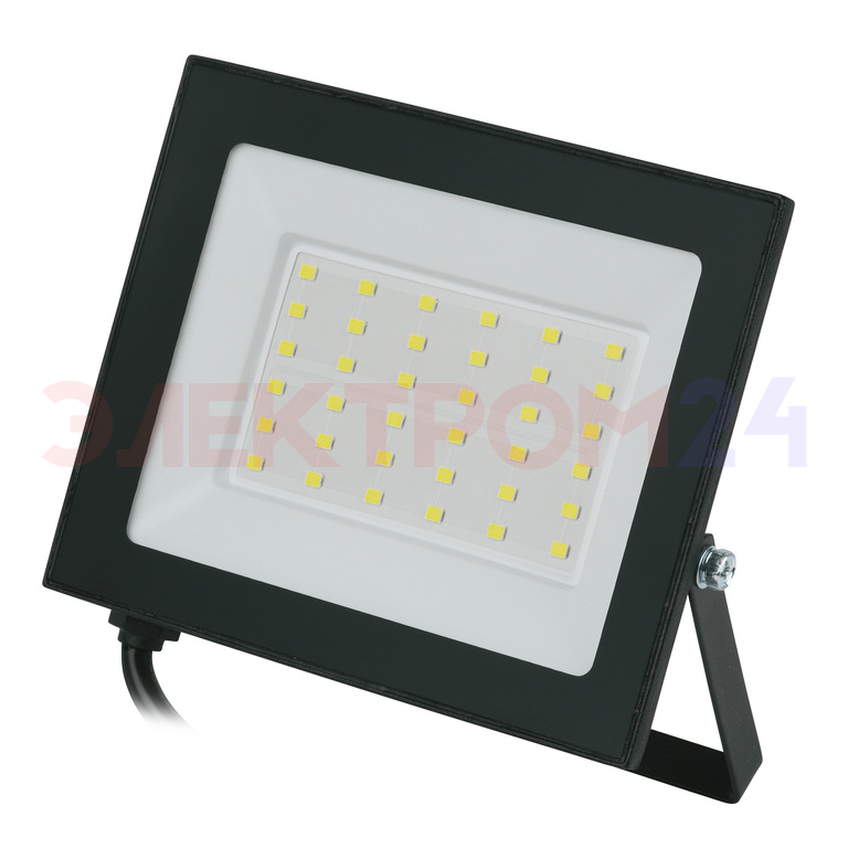 ULF-Q519 50W-6500K IP65 220-240V BLACK Прожектор светодиодный.Корпус черный. TM Volpe ULF-Q519 50W-6500K IP65 220-240V BLACK Прожектор светодиодный.Корпус черный. TM Volpe