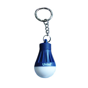 S-KL023-T BLUE Фонарь-брелок «Uniel 1LED. 4*LR41 в/к. Пластик/синий Uniel.