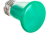 LED-D45-1W-GREEN-E27-FR-С BELL Лампа декоративная светодиодная. Форма Колокольчик. матовая. Цвет зел
