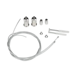 UFL-H02 SILVER 100 POLYBAG Комплект крепления для подвесного монтажа. Два тросика с креплениями 1м