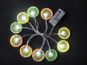Гирлянда светодиодная "Фрукты" 10LED, 165см. 3В., АА