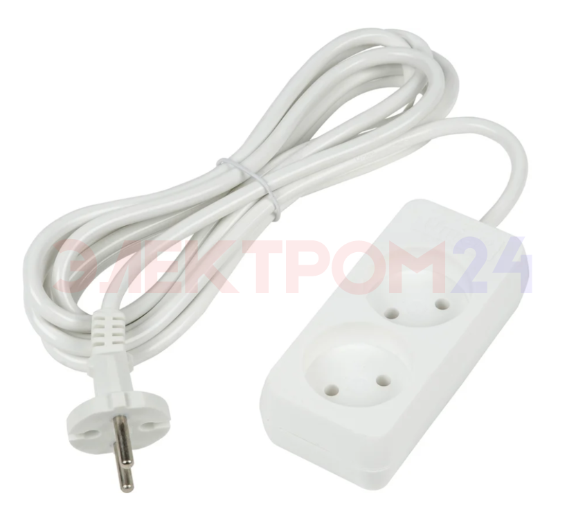 S-CU2-3 WHITE Удлинитель серии Ultra, шнур 3м., 2 гнезда, 10A, б/з. Белый. TM Uniel S-CU2-3 WHITE Удлинитель серии Ultra, шнур 3м., 2 гнезда, 10A, б/з. Белый. TM Uniel