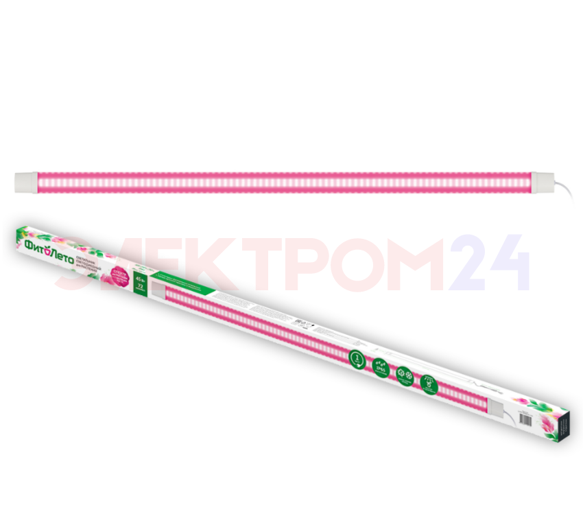 ULZ-P82-45W-SPBR IP65 CLEAR Светильник для растений светодиодный линейный. 1500мм. Пластик. Спектр д ULZ-P82-45W-SPBR IP65 CLEAR Светильник для растений светодиодный линейный. 1500мм. Пластик. Спектр д